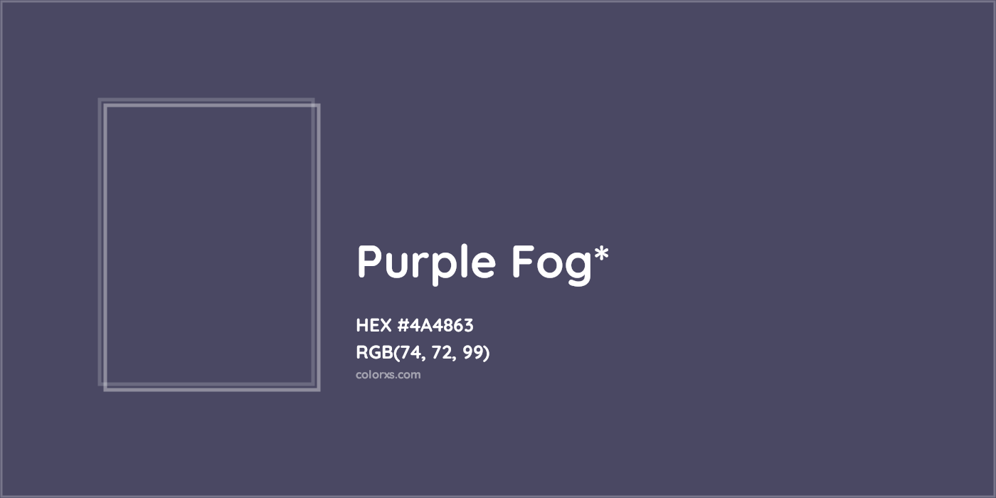 HEX #4A4863 Color Name, Color Code, Palettes, Similar Paints, Images