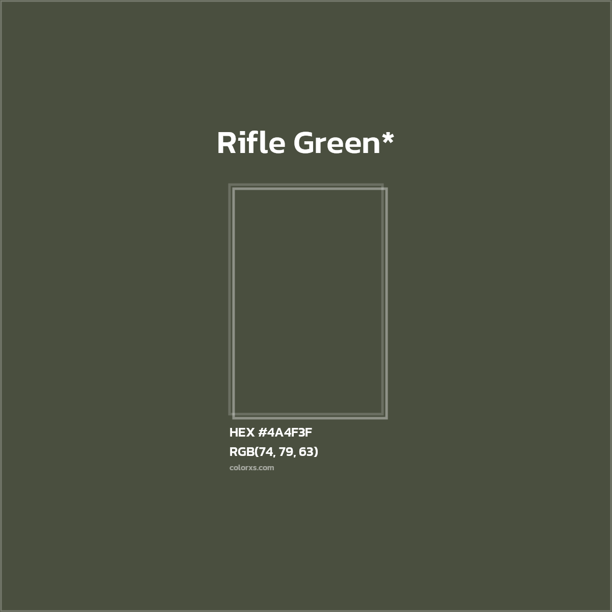 HEX #4A4F3F Color Name, Color Code, Palettes, Similar Paints, Images