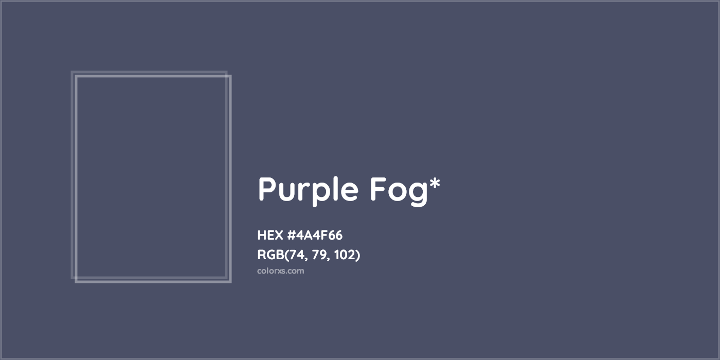 HEX #4A4F66 Color Name, Color Code, Palettes, Similar Paints, Images
