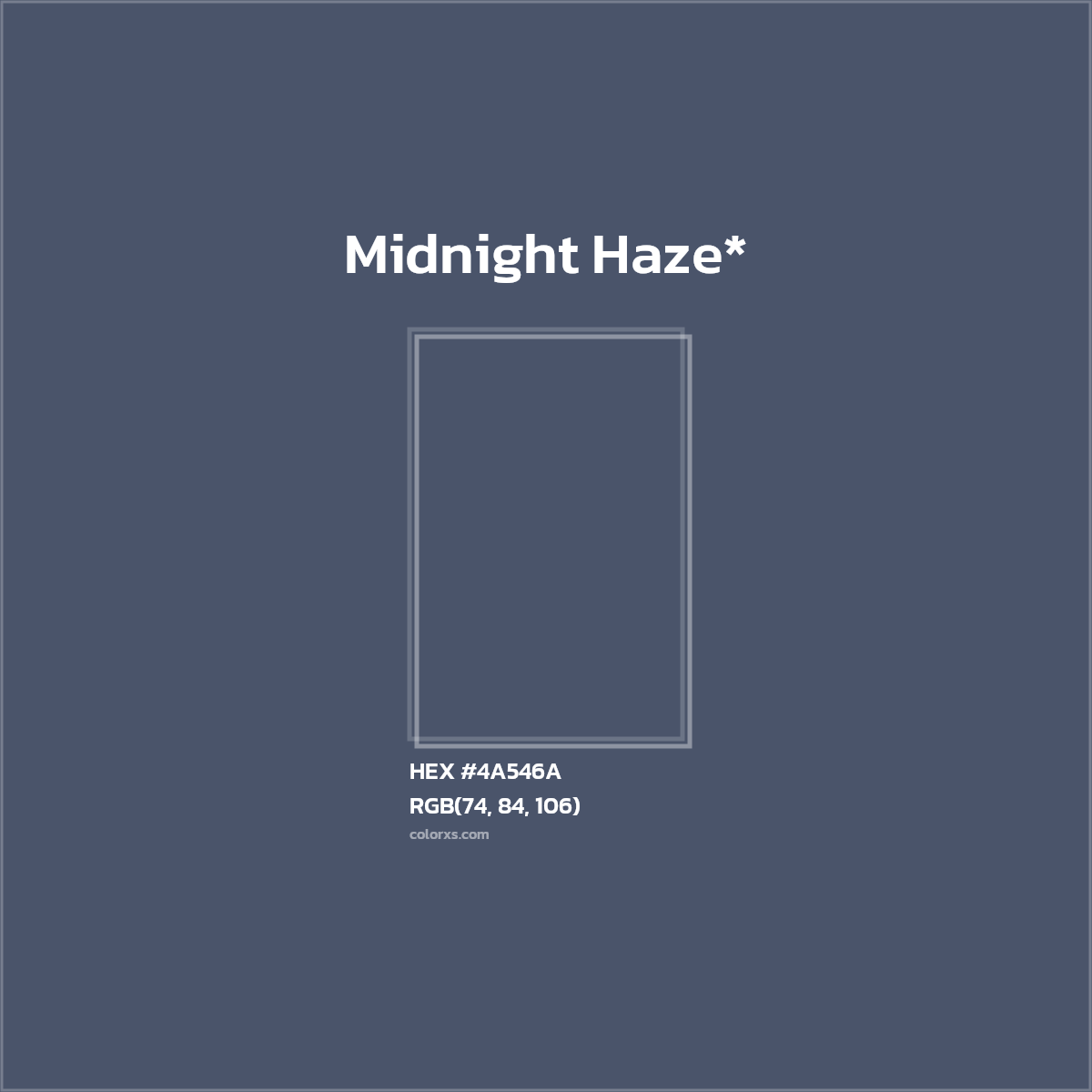 HEX #4A546A Color Name, Color Code, Palettes, Similar Paints, Images