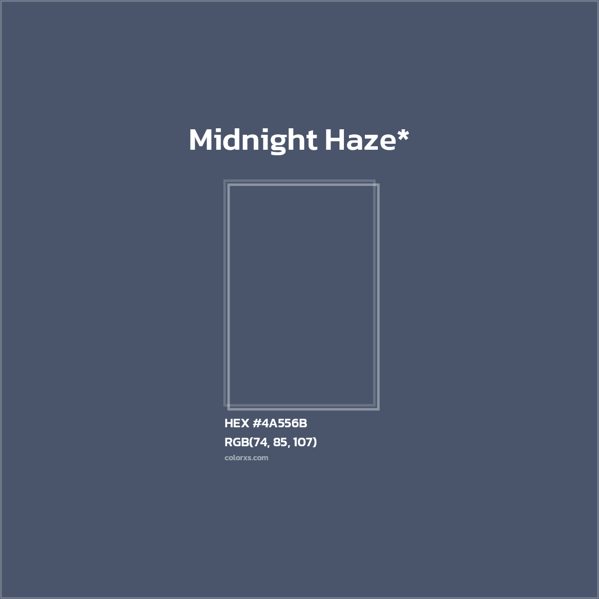 HEX #4A556B Color Name, Color Code, Palettes, Similar Paints, Images