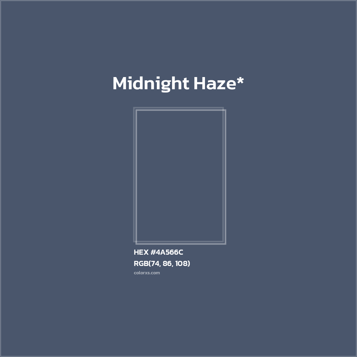 HEX #4A566C Color Name, Color Code, Palettes, Similar Paints, Images