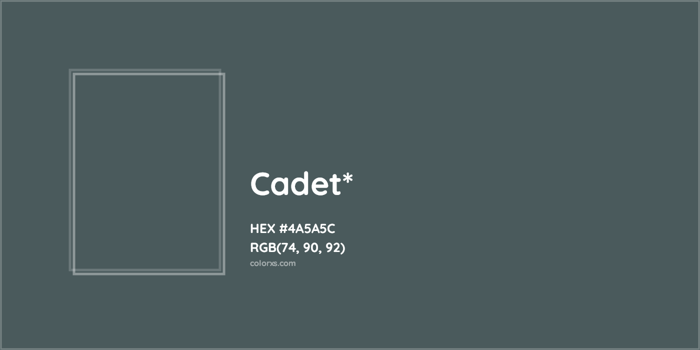 HEX #4A5A5C Color Name, Color Code, Palettes, Similar Paints, Images