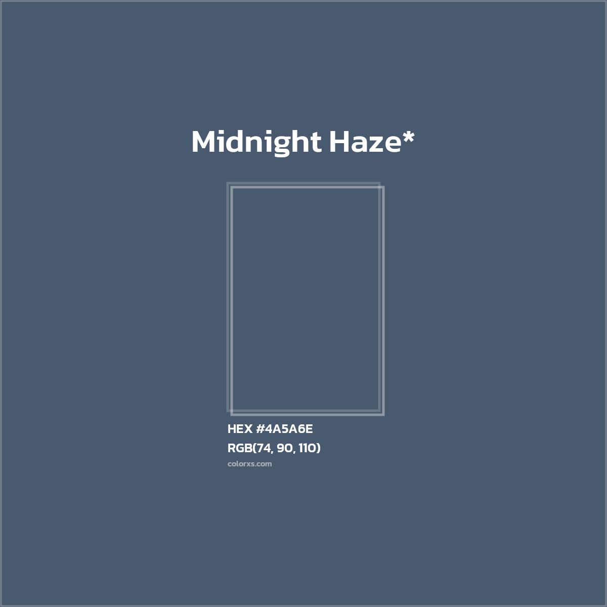 HEX #4A5A6E Color Name, Color Code, Palettes, Similar Paints, Images
