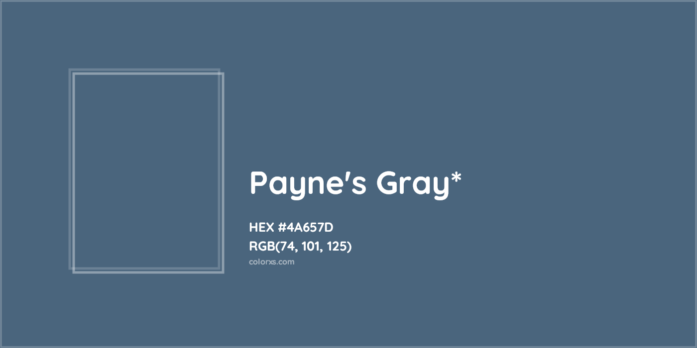 HEX #4A657D Color Name, Color Code, Palettes, Similar Paints, Images