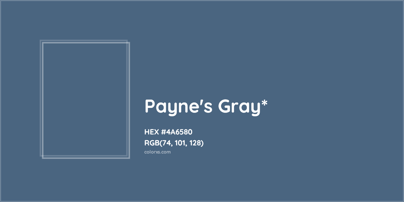 HEX #4A6580 Color Name, Color Code, Palettes, Similar Paints, Images