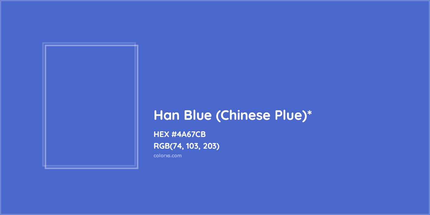 HEX #4A67CB Color Name, Color Code, Palettes, Similar Paints, Images