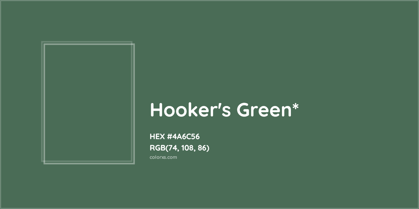 HEX #4A6C56 Color Name, Color Code, Palettes, Similar Paints, Images