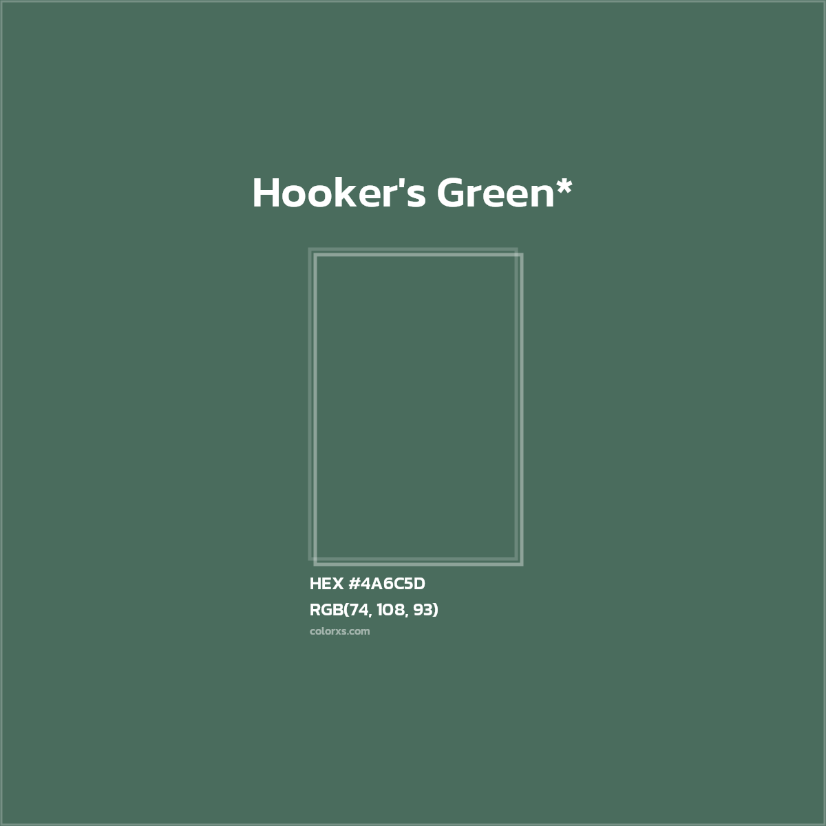 HEX #4A6C5D Color Name, Color Code, Palettes, Similar Paints, Images