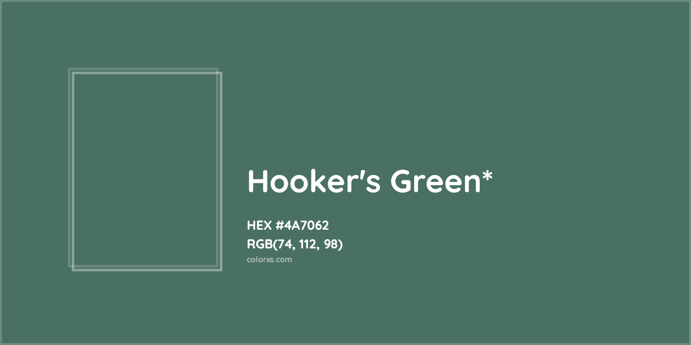 HEX #4A7062 Color Name, Color Code, Palettes, Similar Paints, Images