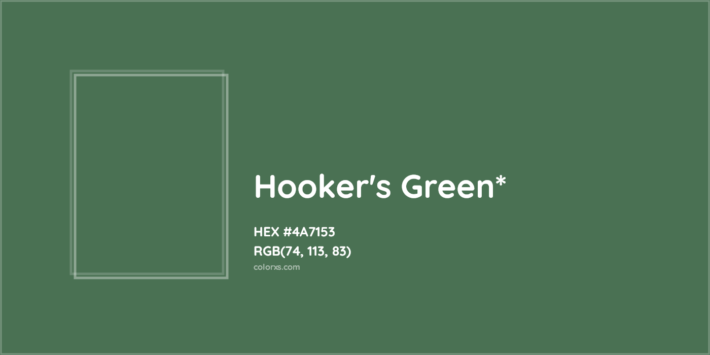HEX #4A7153 Color Name, Color Code, Palettes, Similar Paints, Images
