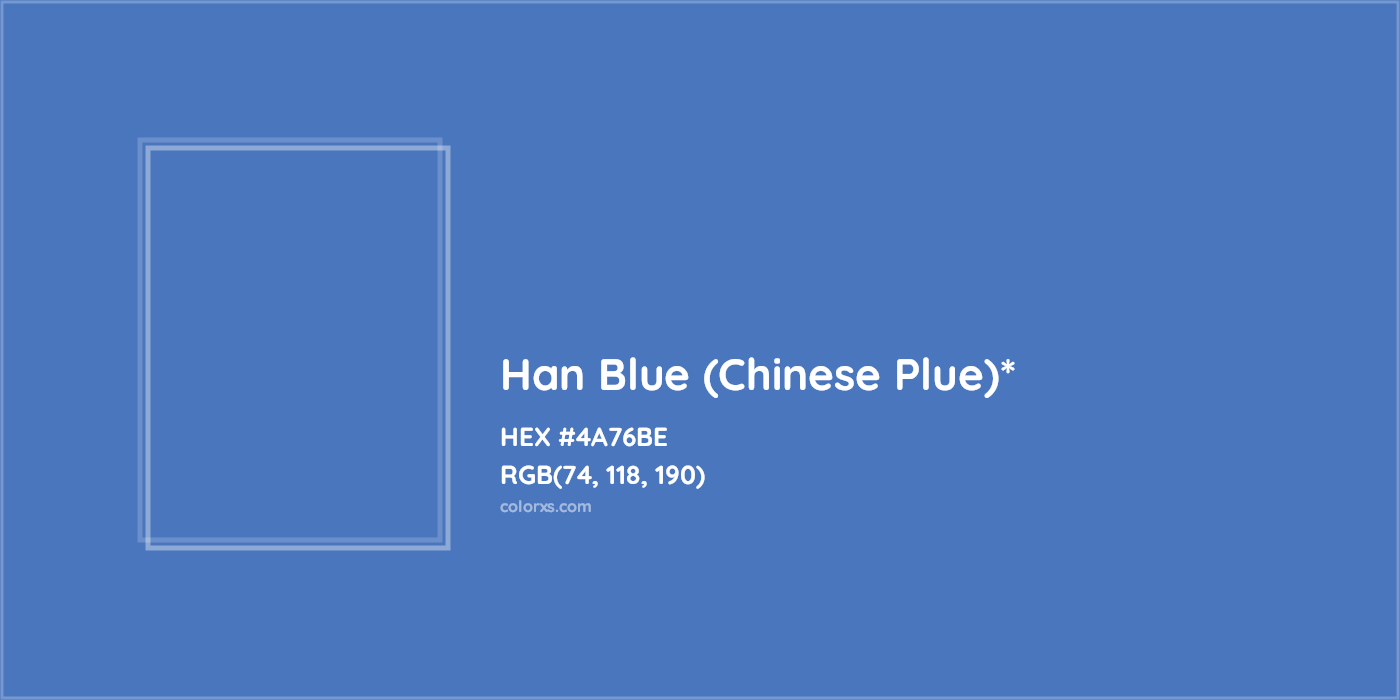 HEX #4A76BE Color Name, Color Code, Palettes, Similar Paints, Images