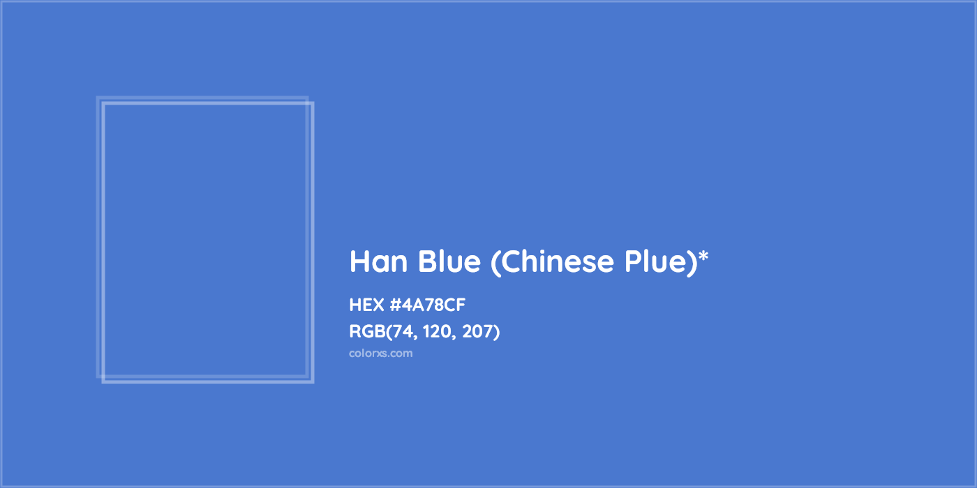 HEX #4A78CF Color Name, Color Code, Palettes, Similar Paints, Images