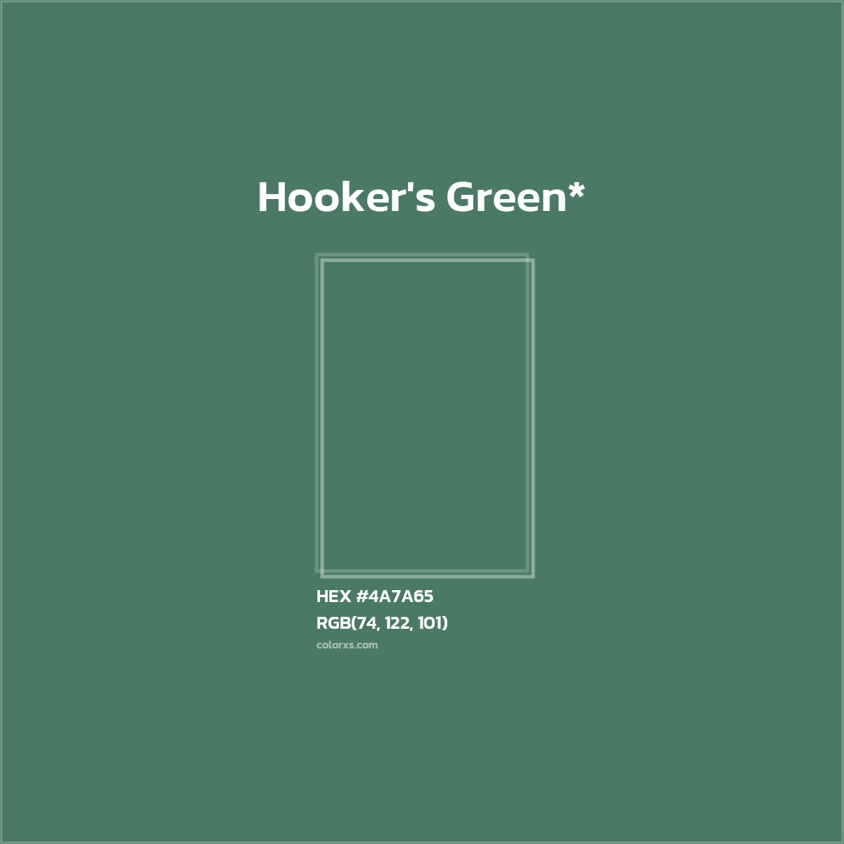 HEX #4A7A65 Color Name, Color Code, Palettes, Similar Paints, Images
