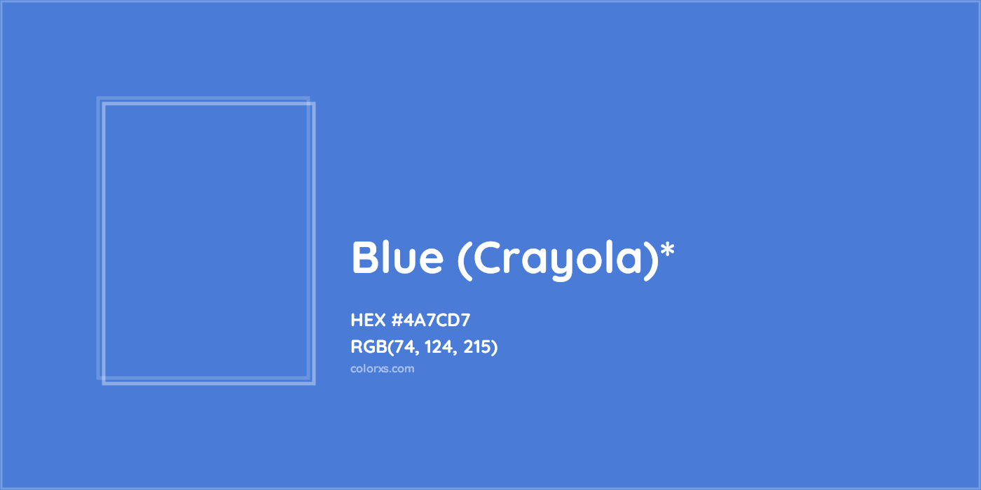 HEX #4A7CD7 Color Name, Color Code, Palettes, Similar Paints, Images