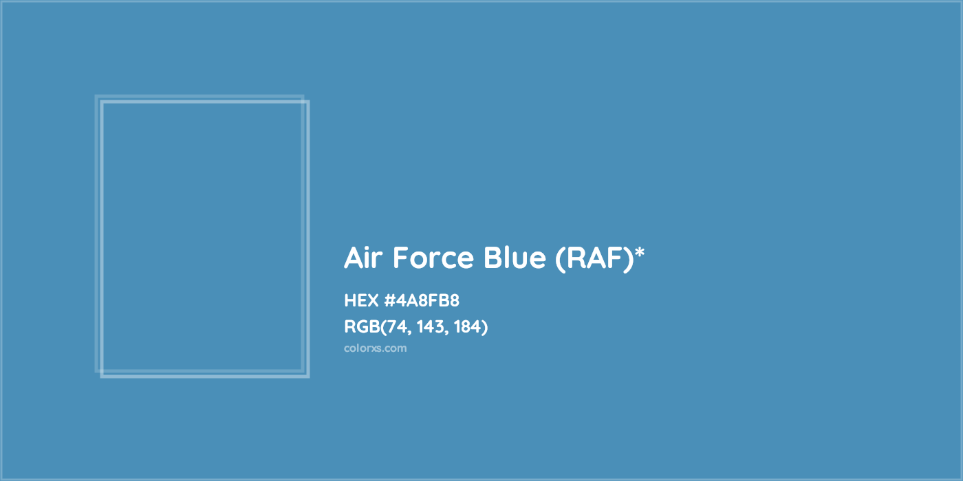 HEX #4A8FB8 Color Name, Color Code, Palettes, Similar Paints, Images