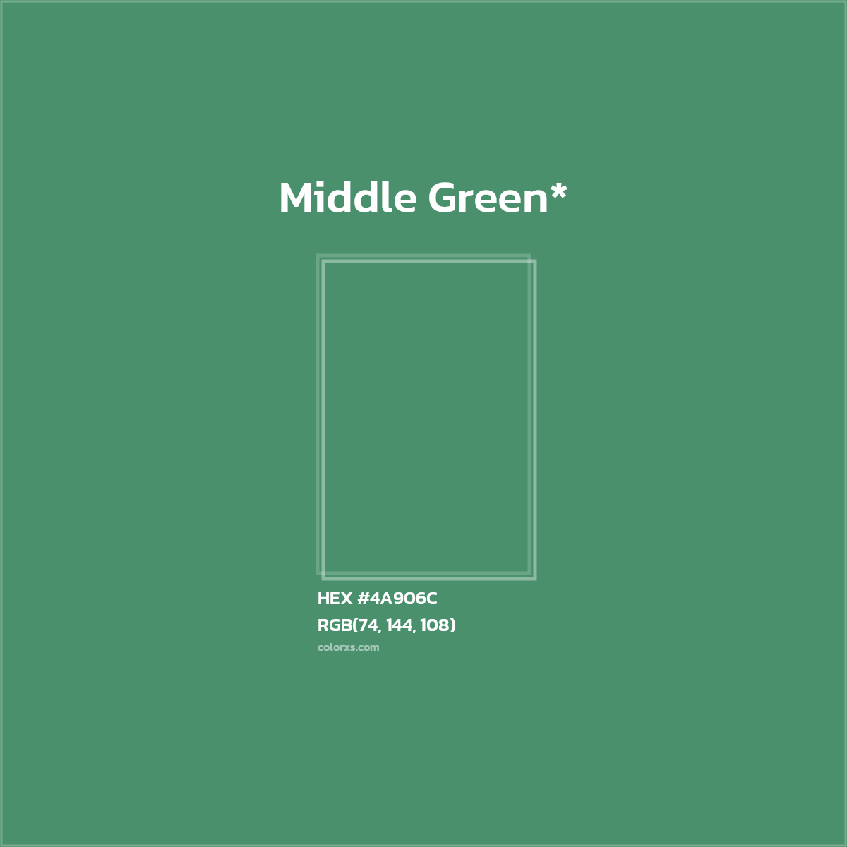 HEX #4A906C Color Name, Color Code, Palettes, Similar Paints, Images