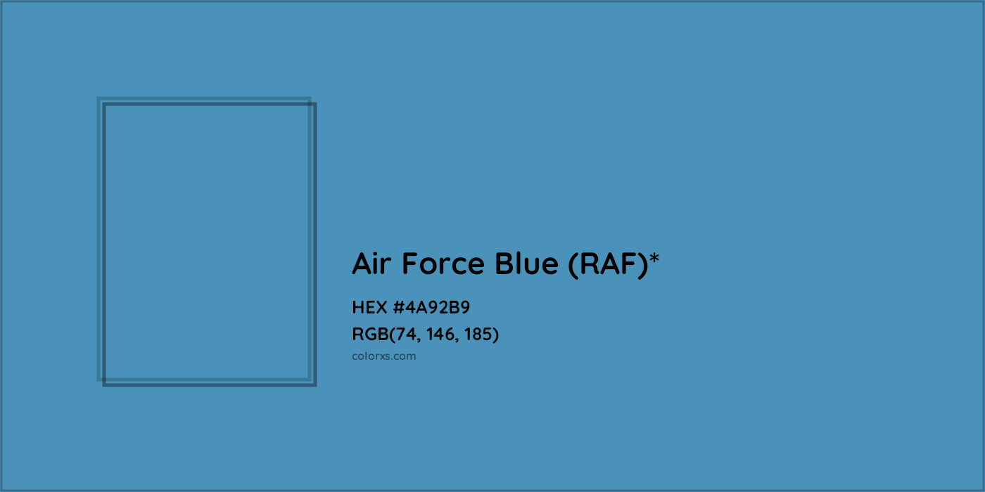 HEX #4A92B9 Color Name, Color Code, Palettes, Similar Paints, Images