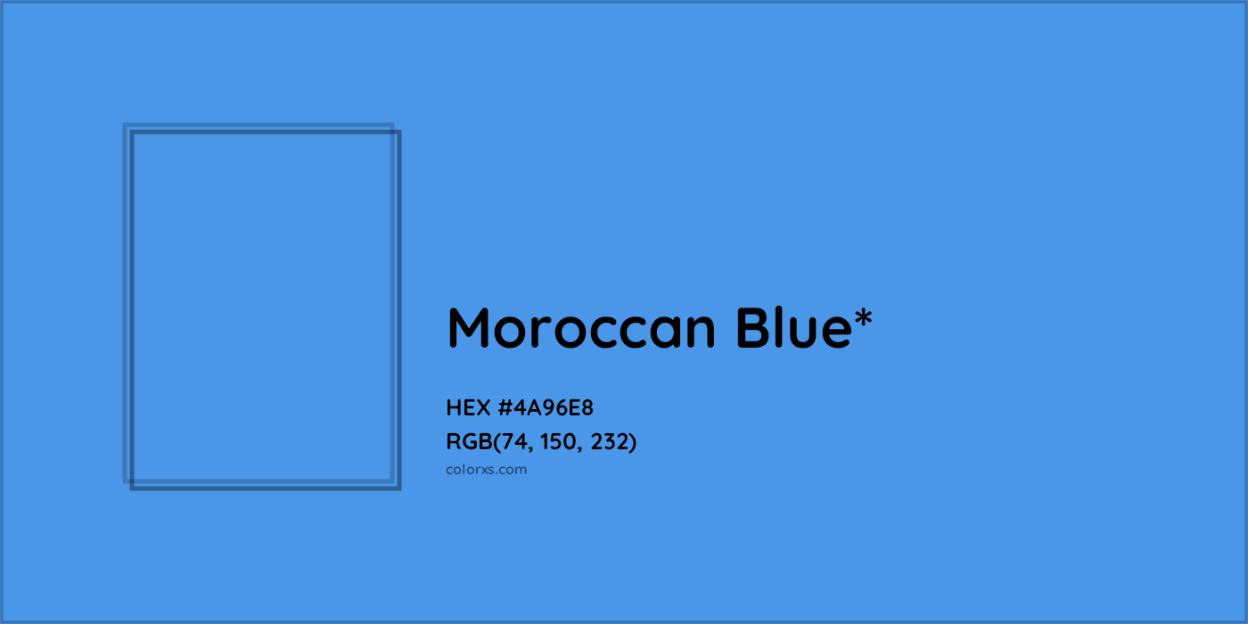 HEX #4A96E8 Color Name, Color Code, Palettes, Similar Paints, Images