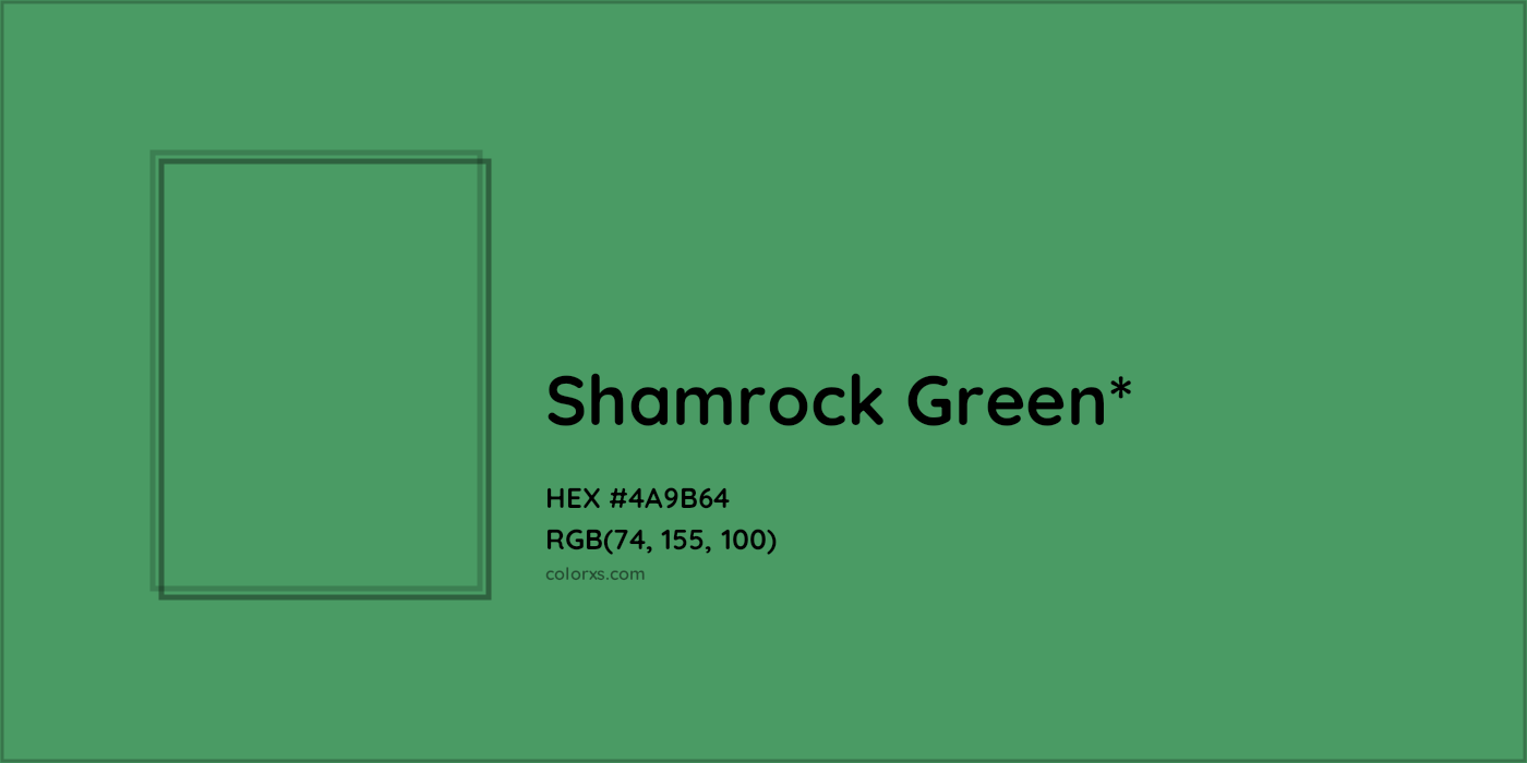 HEX #4A9B64 Color Name, Color Code, Palettes, Similar Paints, Images