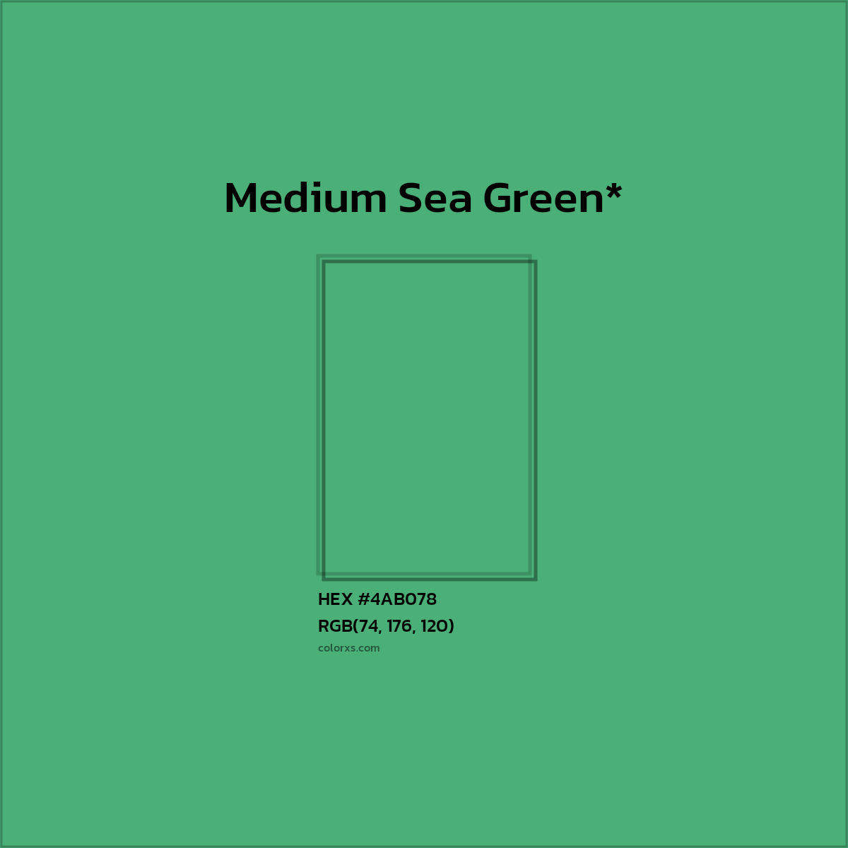 HEX #4AB078 Color Name, Color Code, Palettes, Similar Paints, Images