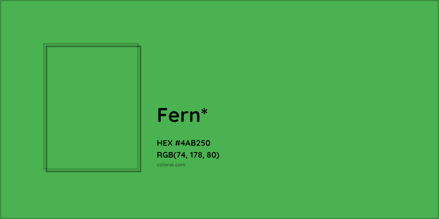 HEX #4AB250 Color Name, Color Code, Palettes, Similar Paints, Images
