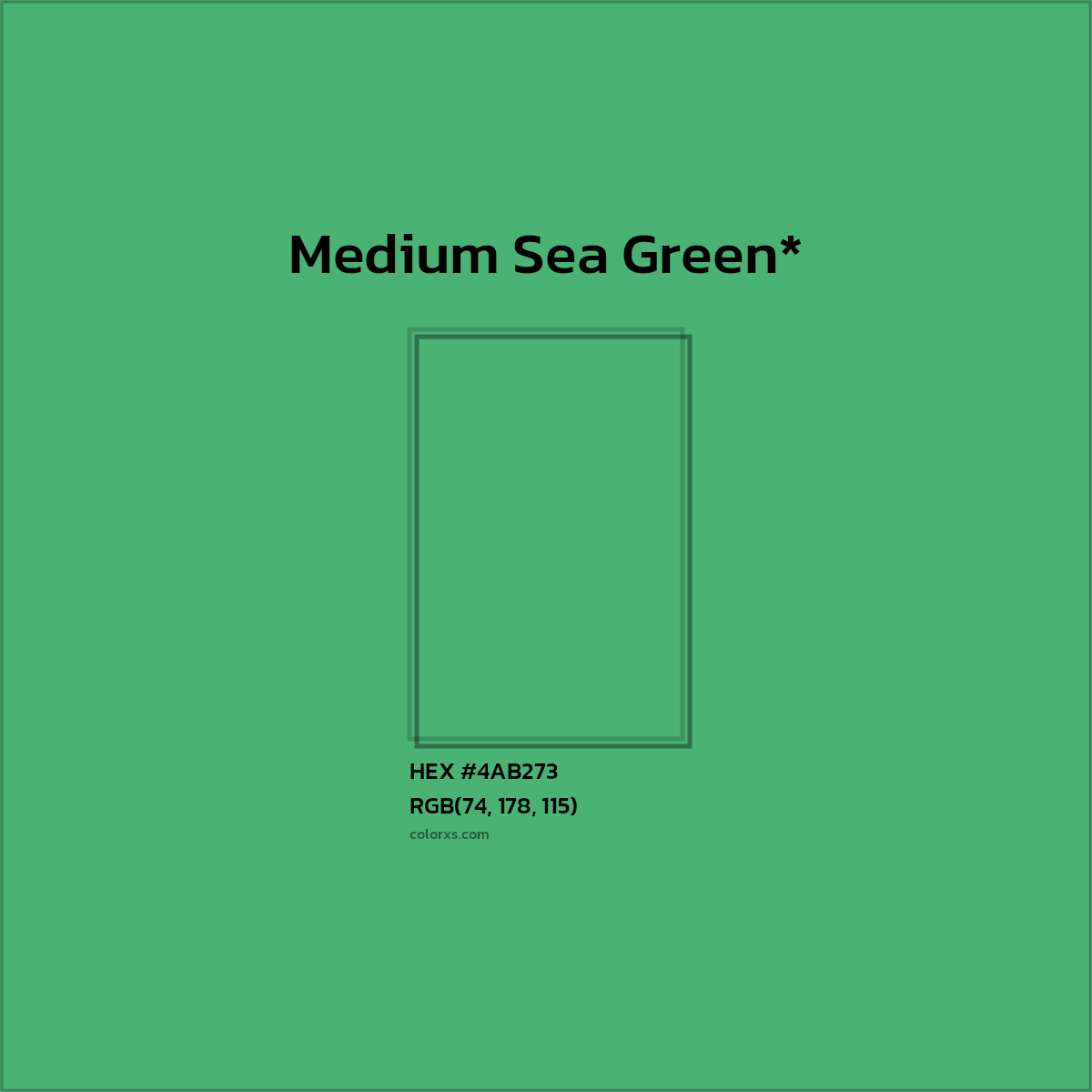 HEX #4AB273 Color Name, Color Code, Palettes, Similar Paints, Images