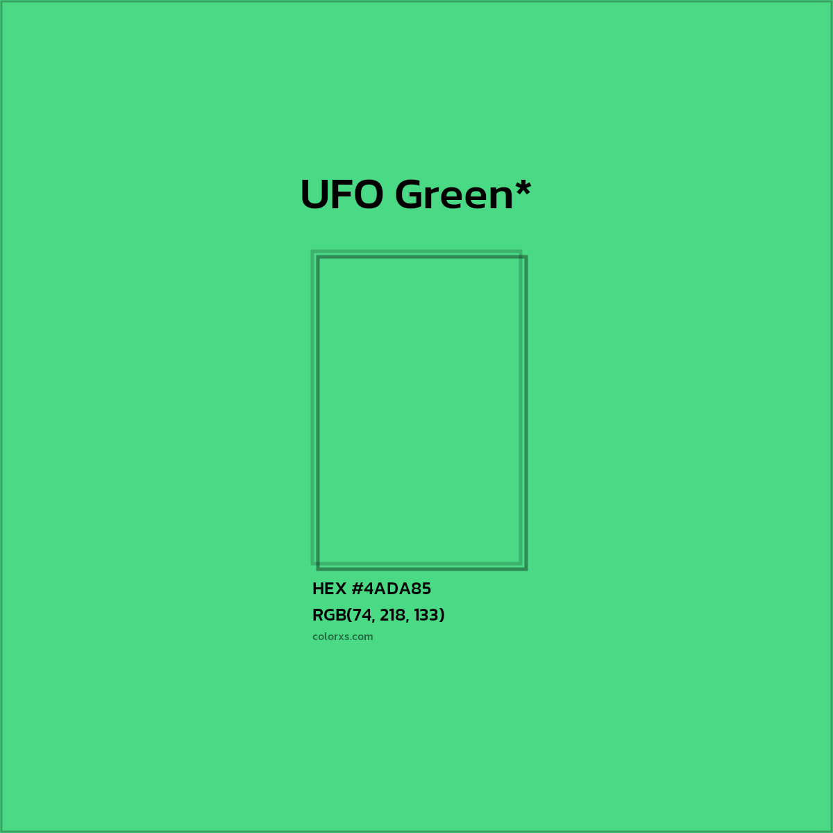 HEX #4ADA85 Color Name, Color Code, Palettes, Similar Paints, Images