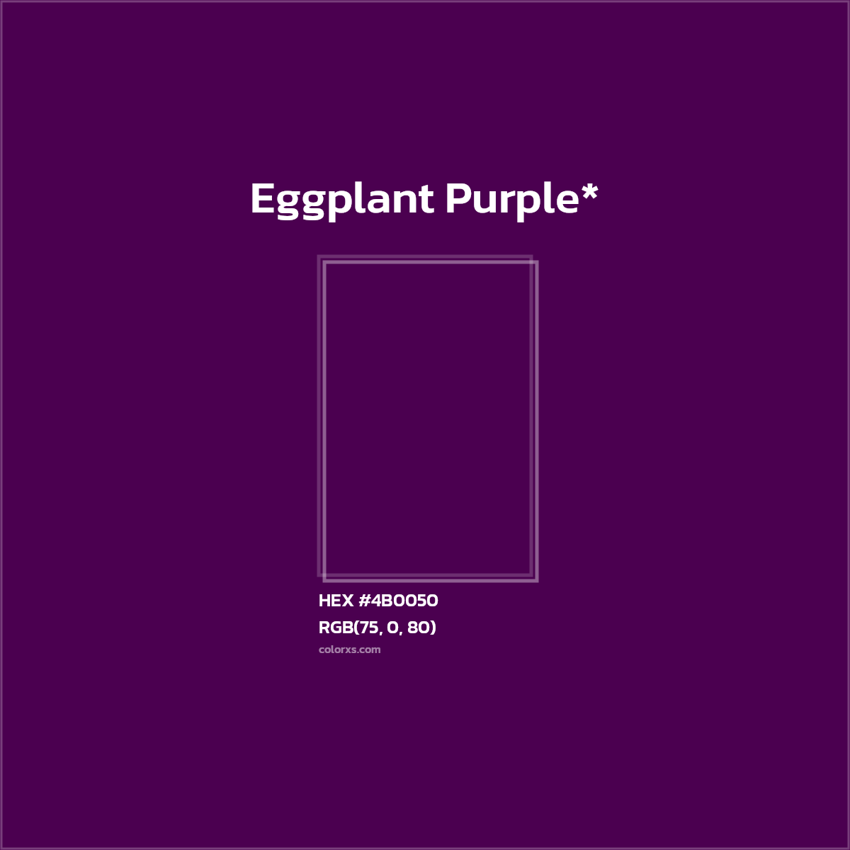 HEX #4B0050 Color Name, Color Code, Palettes, Similar Paints, Images