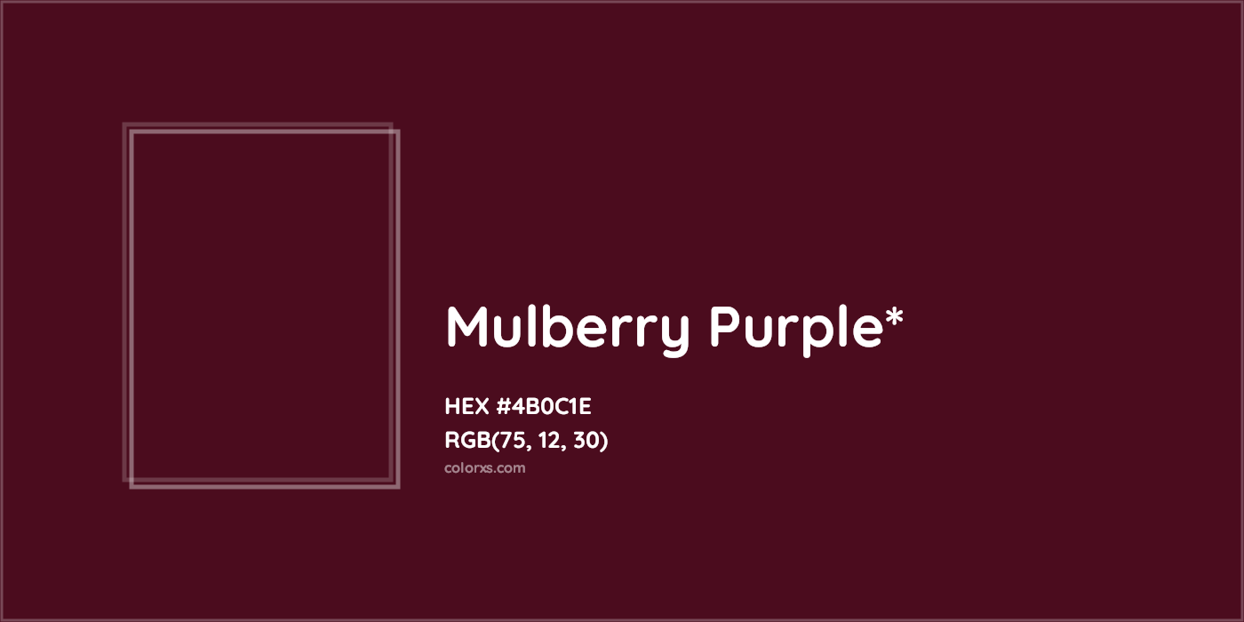 HEX #4B0C1E Color Name, Color Code, Palettes, Similar Paints, Images