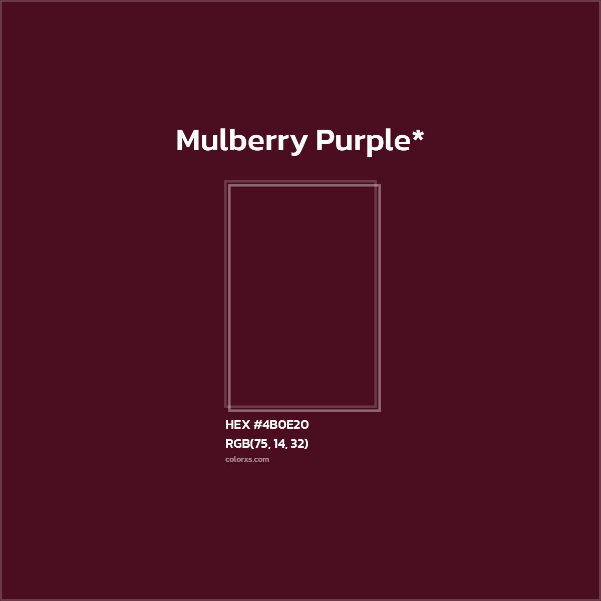 HEX #4B0E20 Color Name, Color Code, Palettes, Similar Paints, Images