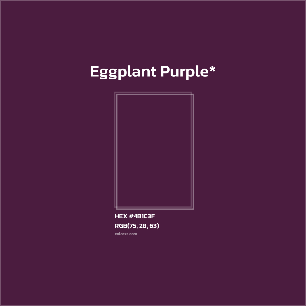 HEX #4B1C3F Color Name, Color Code, Palettes, Similar Paints, Images