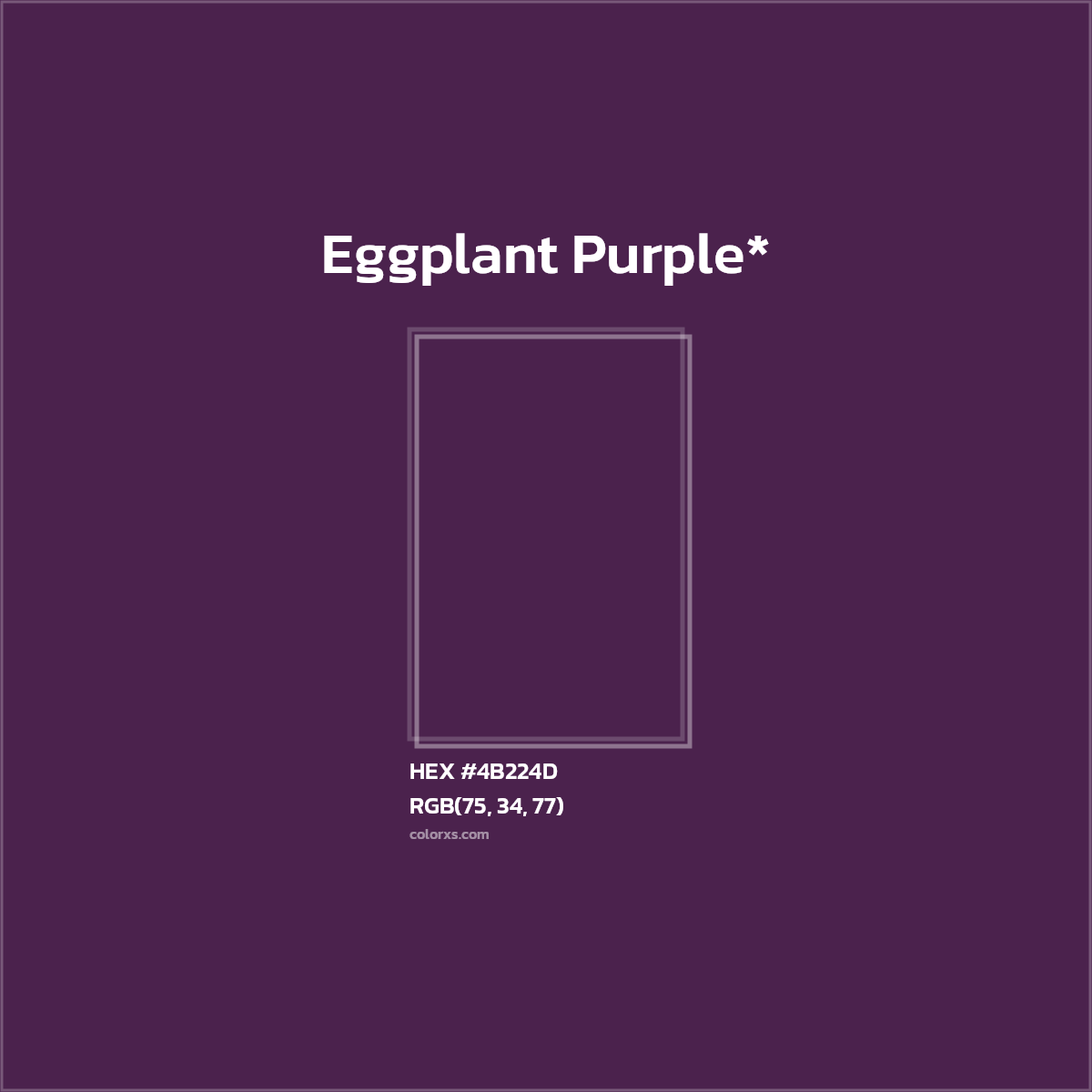 HEX #4B224D Color Name, Color Code, Palettes, Similar Paints, Images