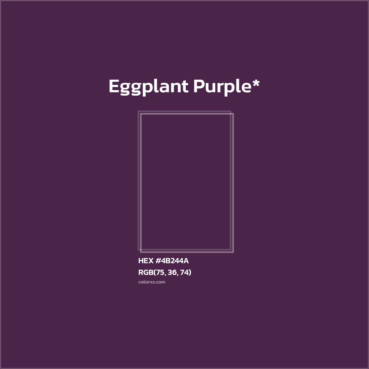 HEX #4B244A Color Name, Color Code, Palettes, Similar Paints, Images