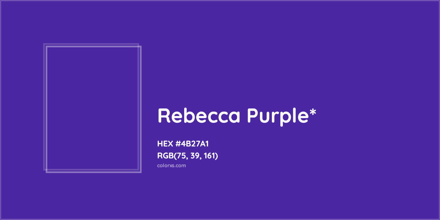 HEX #4B27A1 Color Name, Color Code, Palettes, Similar Paints, Images