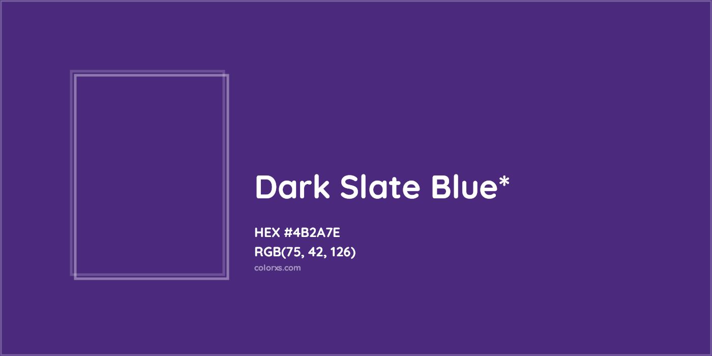 HEX #4B2A7E Color Name, Color Code, Palettes, Similar Paints, Images