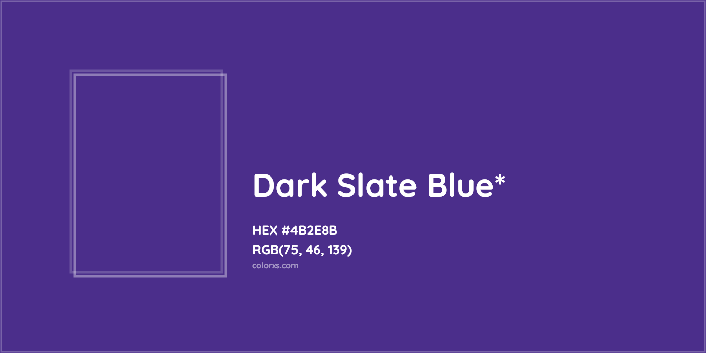 HEX #4B2E8B Color Name, Color Code, Palettes, Similar Paints, Images