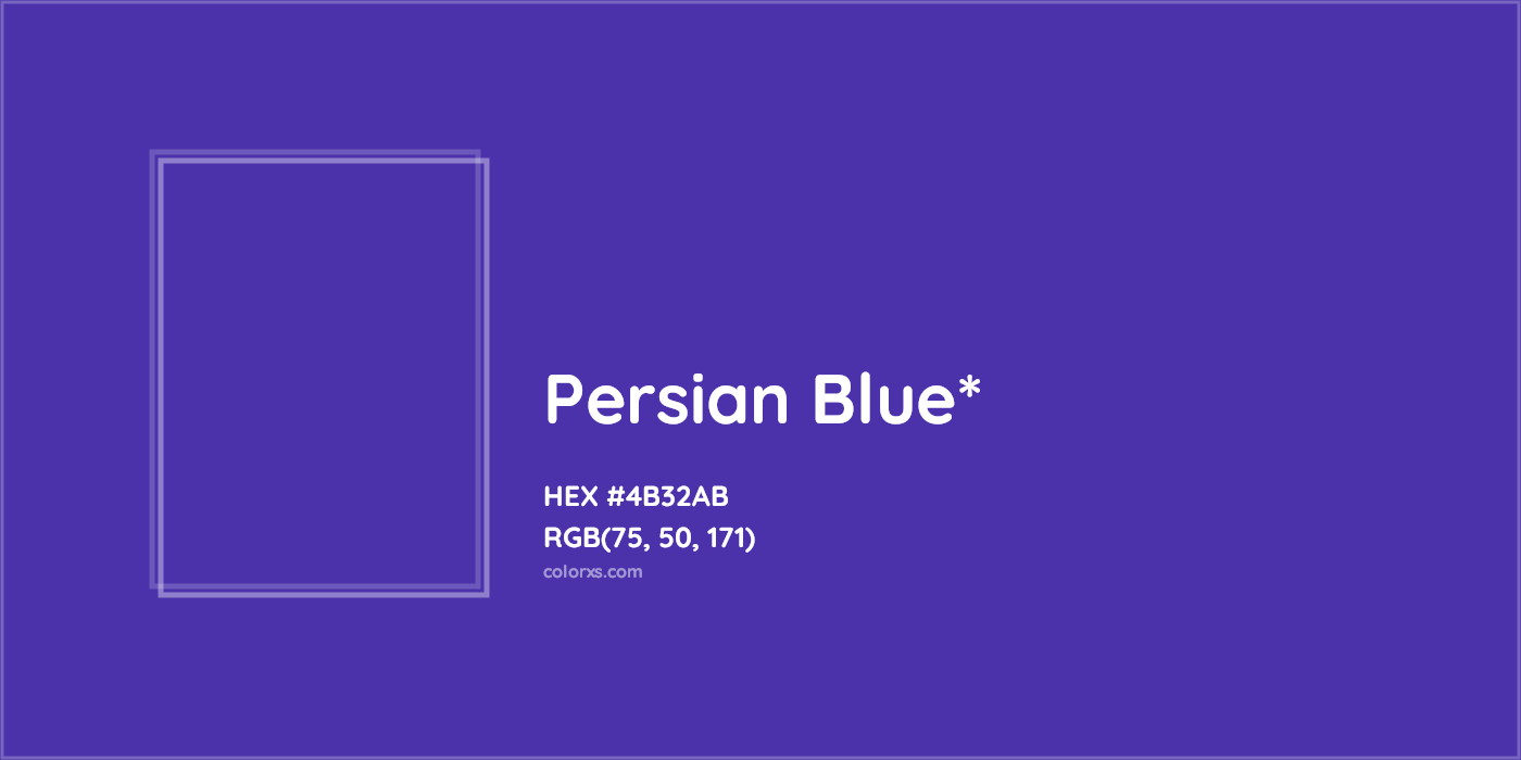 HEX #4B32AB Color Name, Color Code, Palettes, Similar Paints, Images