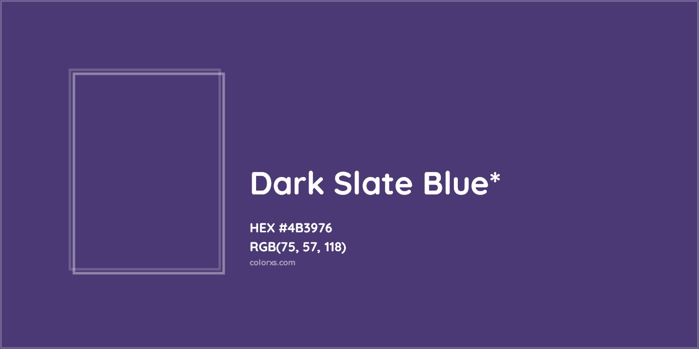 HEX #4B3976 Color Name, Color Code, Palettes, Similar Paints, Images