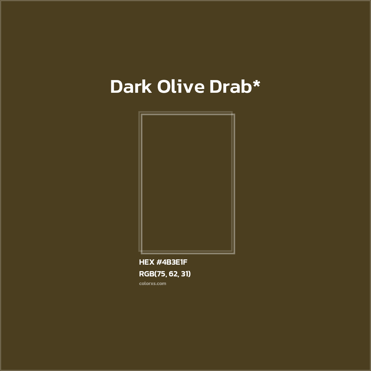 HEX #4B3E1F Color Name, Color Code, Palettes, Similar Paints, Images