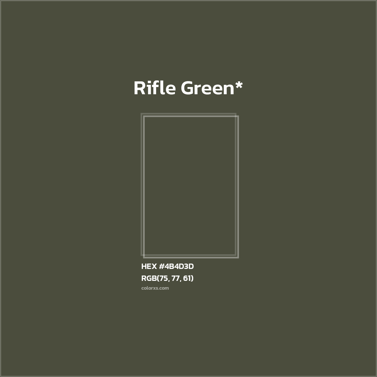 HEX #4B4D3D Color Name, Color Code, Palettes, Similar Paints, Images