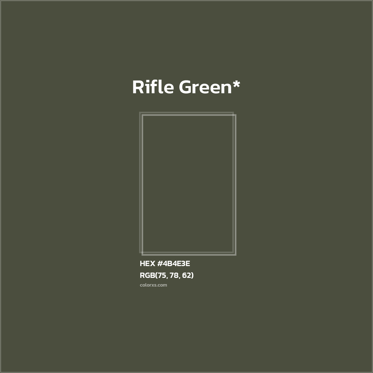 HEX #4B4E3E Color Name, Color Code, Palettes, Similar Paints, Images