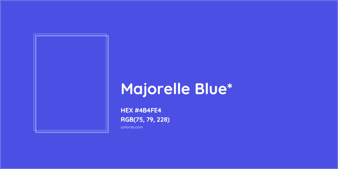 HEX #4B4FE4 Color Name, Color Code, Palettes, Similar Paints, Images