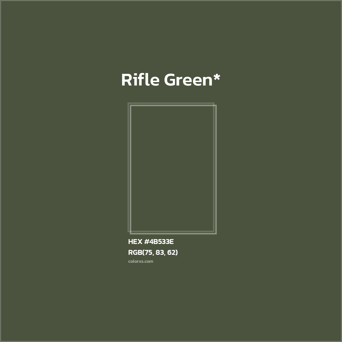 HEX #4B533E Color Name, Color Code, Palettes, Similar Paints, Images