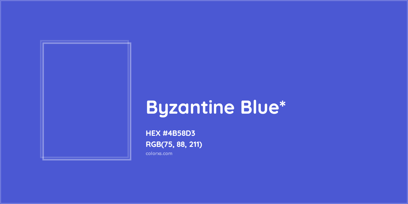 HEX #4B58D3 Color Name, Color Code, Palettes, Similar Paints, Images