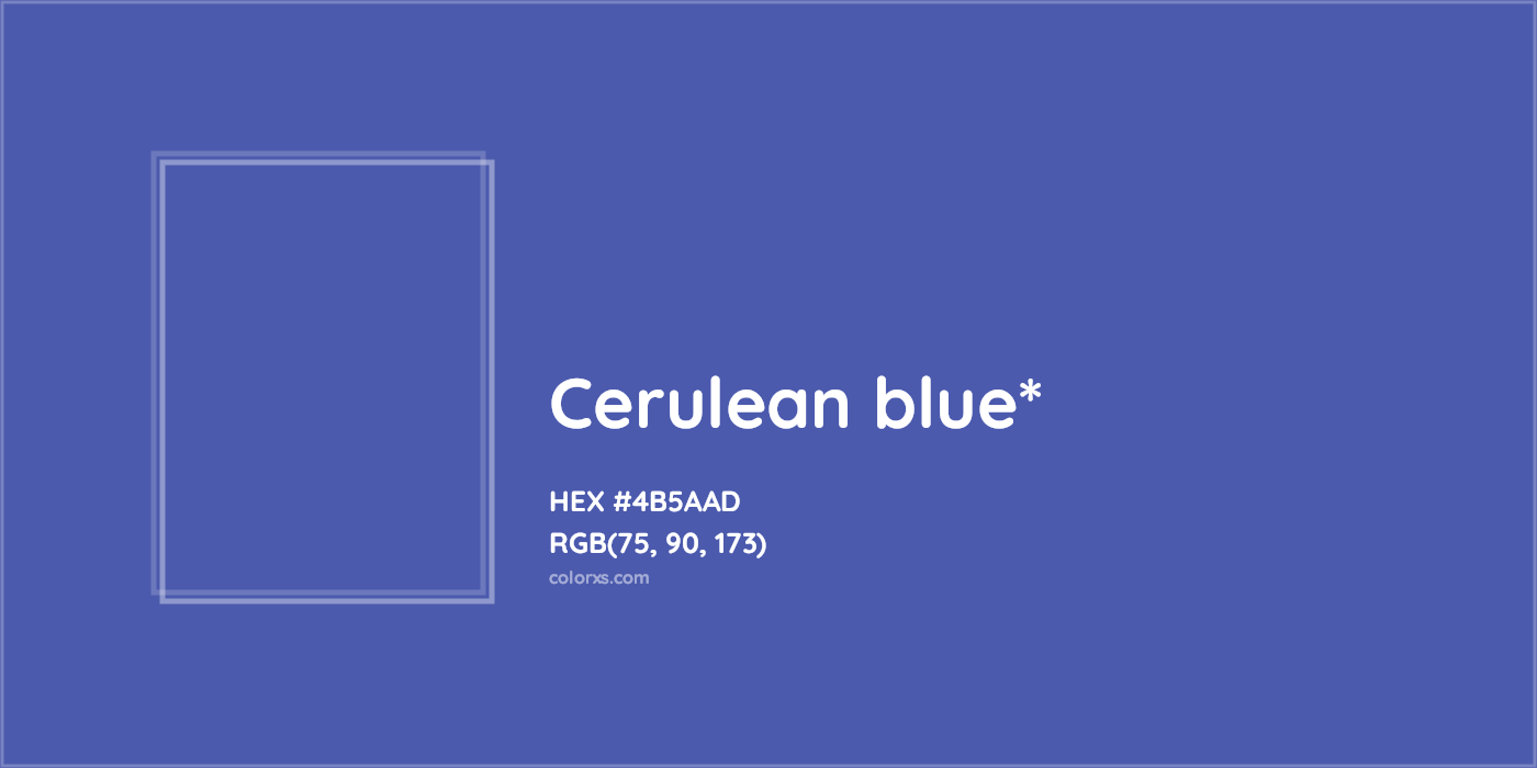 HEX #4B5AAD Color Name, Color Code, Palettes, Similar Paints, Images