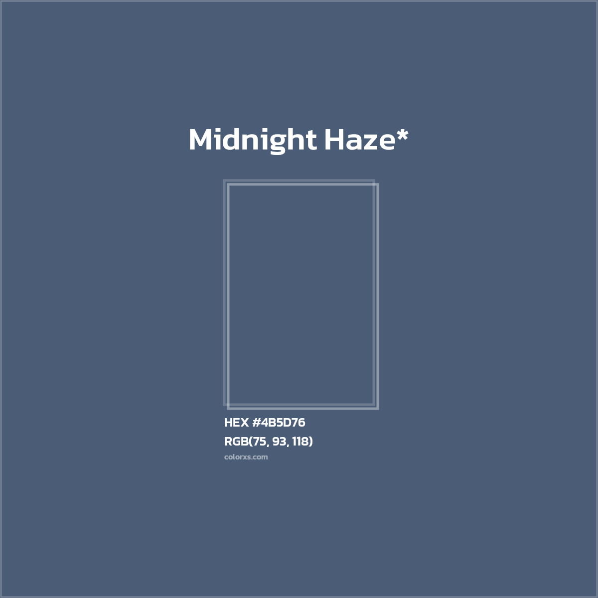 HEX #4B5D76 Color Name, Color Code, Palettes, Similar Paints, Images