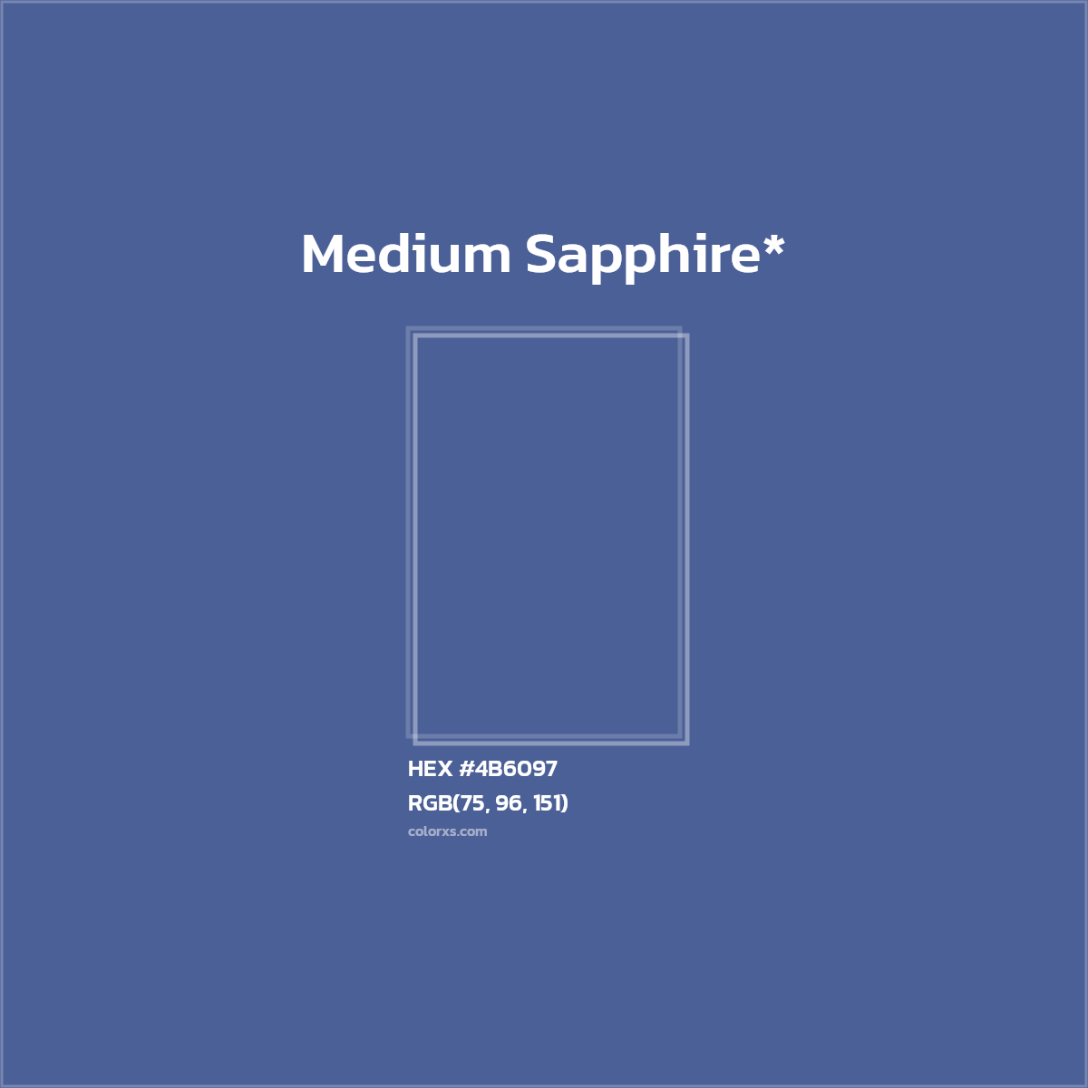 HEX #4B6097 Color Name, Color Code, Palettes, Similar Paints, Images