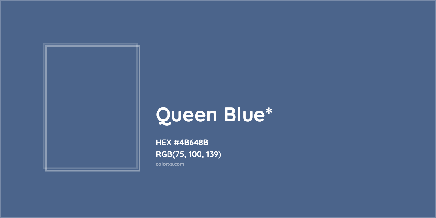 HEX #4B648B Color Name, Color Code, Palettes, Similar Paints, Images