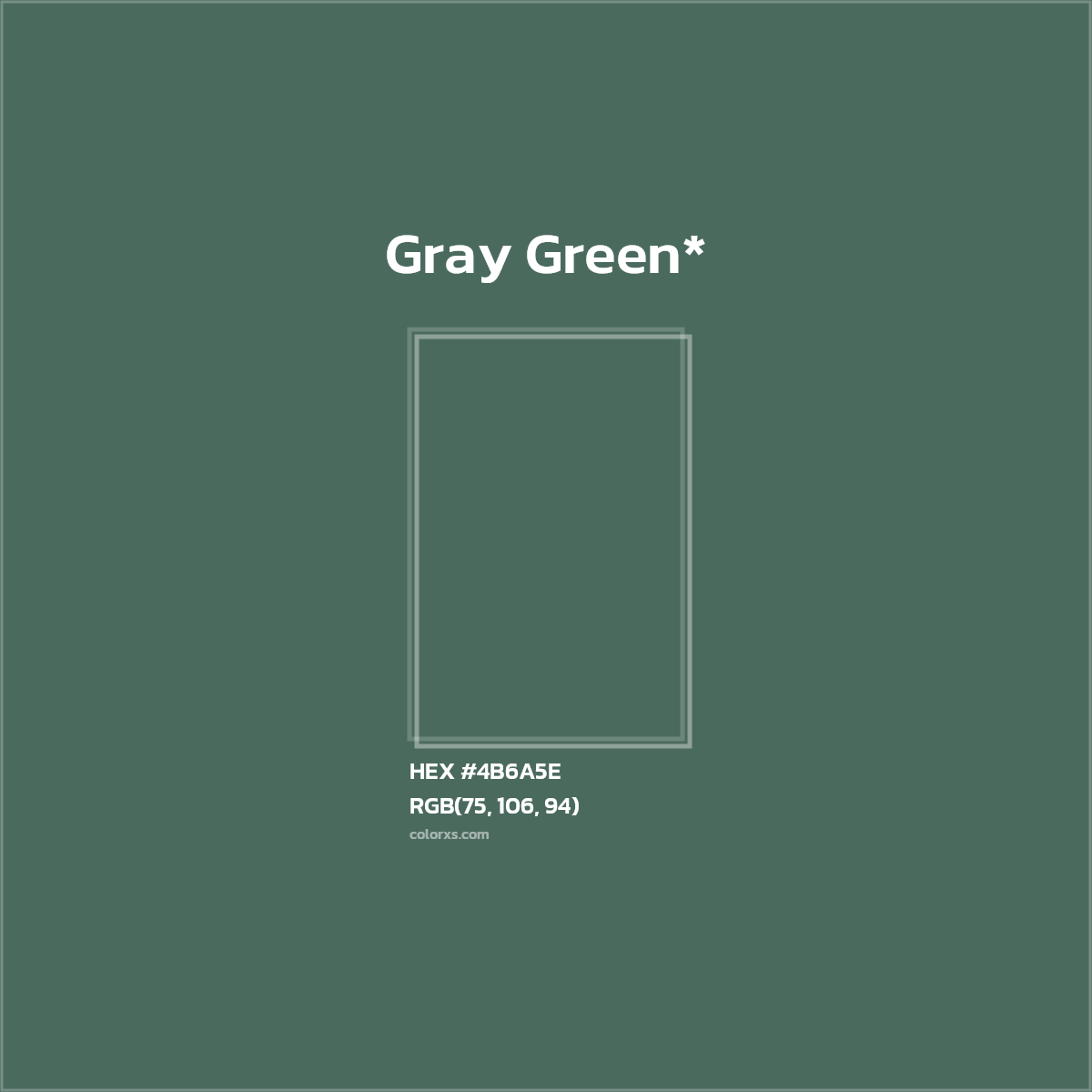 HEX #4B6A5E Color Name, Color Code, Palettes, Similar Paints, Images